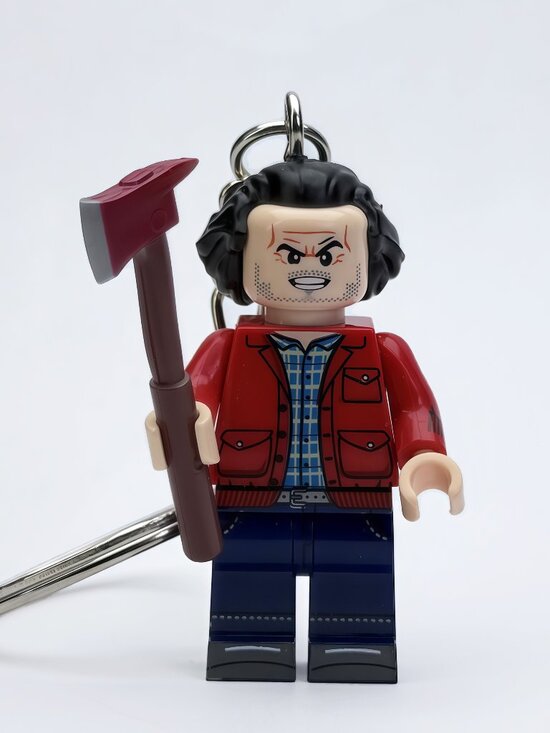 Accessories - Jack Torrance Horror Minifigure Keychain Custom Collectible Figure